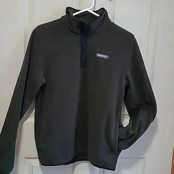 Obermeyer Boulder Fleece Pullover  - UNISEX Boys XL or Ladies M/L - Olive Green - Picture 4 of 8